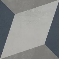 Декор Century Unimited многоцветный "холодные тона" мат, 20x20 10 мм, арт. K2634CF6J0010