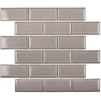 Мозаика Metro Grey Glossy глянц, 29,1x29,5 6 мм