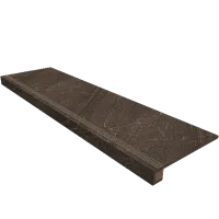 Ступень Brown Set Steptrade GB04 Комплект прямоугол бортик с насечками + Подступенок 14,5120 мат 33x120 арт. 39861