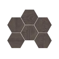 Мозаика Walnut Mosaic SI04 Hexagon мат 25x28,5 10 мм арт. 39024