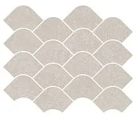 Мозаика Касабланка наборный серый светлый обрезной мат 30x25 9 мм арт. KMD2HID001BR