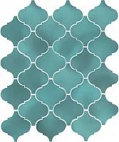 Плитка Арабески Майолика бирюза мат, 26x30, арт. 65006