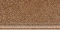 Ступень фронтальная Руссильон коричневый обрезной мат 30x60 9 мм арт. KM6060G0661RGRF