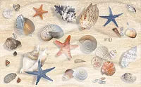 Декор Аликанте Д морские звезды, 25x50