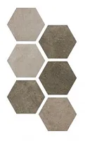 Керамогранит Hexagon Atlas Multi Cold, 21,6x25
