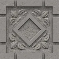 Декор Sparta Quadro Inserto SPS-D2I-GR мат, 9x9