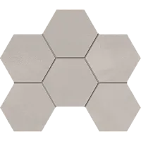 Мозаика GF01 Hexagon мат 25x28,5 10 мм арт. 70433