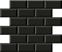 Плитка Mosaico Minimetro Negro глянц, 29,1x29,6 8 мм, арт. 187843