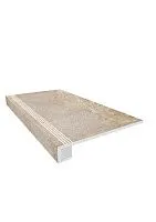 Ступень Light Brown Set Steptrade KA03 Комплект прямоугол бортик с насечками + Подступенок мат 33x120 арт. 34957