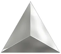Декор Traingle Level Silver Glossy мат, 15x17, арт. 218360