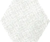 Керамогранит Pompeia Decor Blanco мат, 20x24 8 мм