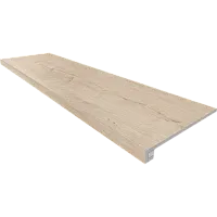 Ступень Creamy Set Steptrade SF02 Комплект прямоугол бортик без насечек + Подступенок мат 33x120 арт. 69409