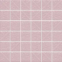 Плитка Ла-Виллет розовый светлый, 30,1x30,1 6,9 мм, арт. 21027