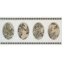 Бордюр Мидаль коричневый глянц 9x20 8 мм арт. 05-01-1-92-03-15-249-0