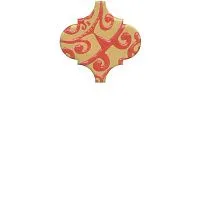 Декор Арабески Майолика орнамент глянц, 6,5x6,5 7 мм, арт. OS/A39/65000