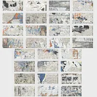 Керамогранит Posters Grunge Mix мат, 10x20