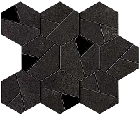 Мозаика Boost Tarmac Mosaico Hex Black, 25x28,5 0-0 мм, арт. AN7B