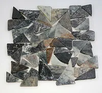 Мозаика MS-TRI МРАМОР серый треугольный, 32x32 9,8 мм, арт. 52378