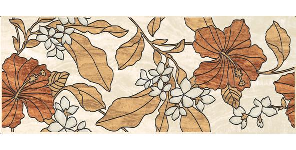 Керамическая плитка Europa Ceramica Dec Dube Beige Декор 20x50 (цена за штуку)