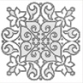 Вставка Marble classik Snow White глазурованный мат, 7x7, арт. G-270/G/t02/70x70x9