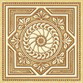 Вставка Византия бежевый мат, 7x7
