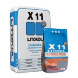 LITOKOL X11 серый. Клей плиточный (5 кг.)