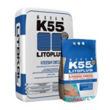 LITOPLUS K55 белый. Клей плиточный (5 кг.)