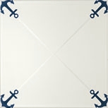 Плитка Maritima Anclas Azul глянц, 31,6x31,6