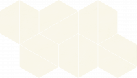 Мозаика УАЙТ ТРАПЕЦИУМ мат, 18x31,4 9 мм, арт. 620110000127
