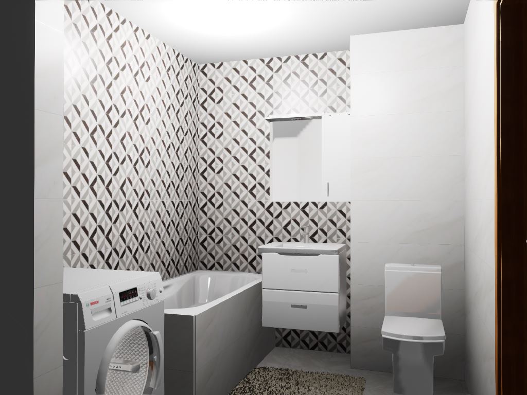 Готовый интерьер к коллекции Kerama Marazzi Майори