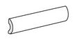 Карандаш Village Pencil Bullnose White 25668 глянц, 3x20 8 мм