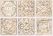 Вставка Сонет песочный мат, 5x5, арт. TU0600/C1294