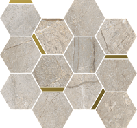 Мозаика Стелларис Элегант Сильвер Шик мат 28,3x32,8 9 мм арт. 620110000224