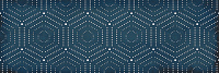 Парижанка Геометрия синий 1664-0180. Декор (20x60)
