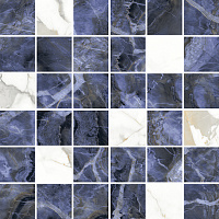 Мозаика Laurel микс синий, 29,7x29,7