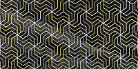 Декор Crystal Fractal чёрный, 30x60 8,5 мм
