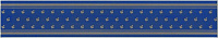 Бордюр Фонтанка синий, 7,2x40 8 мм, арт. NT/C170/15000