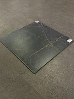 Керамогранит Сандра Черно-Оливковый MR мат 60x60 10 мм арт. ID9064E080MR