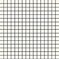 Мозаика Eclettica White мат, 40x40 6 мм, арт. M3S4