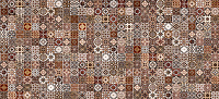 Плитка Hammam рельеф коричневый мат, 20x44, арт. (HAG111D)