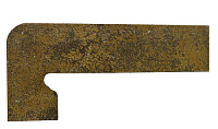 Плинтус Zan.METALICA VULCANO IZQUIERDA лев, 39,5x17,5 9 мм