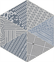 Керамогранит NORDIC HEXA MIX-1 GRS-AZL, 20x23, арт. 78798926