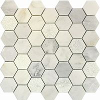 Мозаика QS-Hex003-3f-48P/10, 30,5x30,5, арт. 78799385