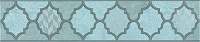 Бордюр Фоскари бирюзовый, 25x5,4 8 мм, арт. OP/A27/6331