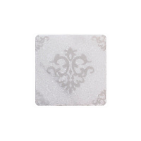 WHITE MARBLE Motif №3 Белый. Декор (10x10)