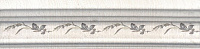 BLB028 Багет Кантри Шик белый декорированный. Бордюр (20x5)