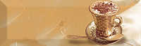 Декор Coffee Gold B, 10x30