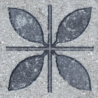 Вставка Аллея серый, 3,5x3,5, арт. ST09/SG9118