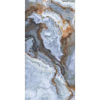Керамогранит HARLOW BLUE GOLDEN GLOSSY CARVING GS глянц 60x120 9 мм арт. СК000042813