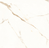 Керамогранит Venato Calacatta Gold белый сатинированный лап, 60x60 8 мм
